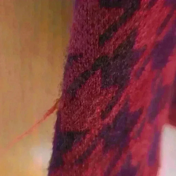 Sky's are blue brand, woolen skirt. Red& black checkered. Size small. - Picture 3 of 5